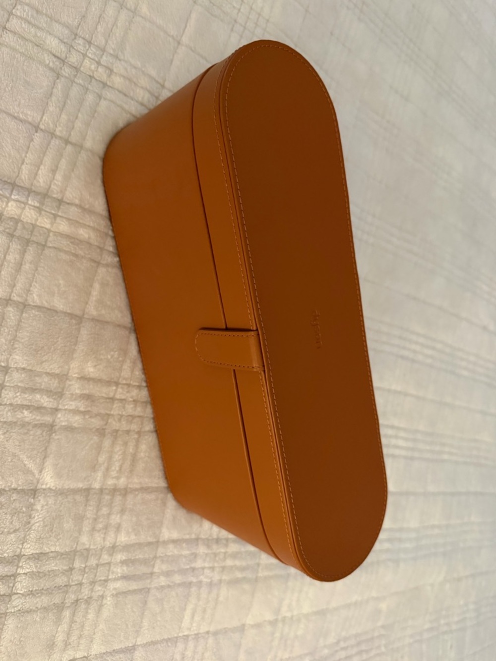 Dyson Cognac Leather-Look Travel Case - Picture 3 of 6
